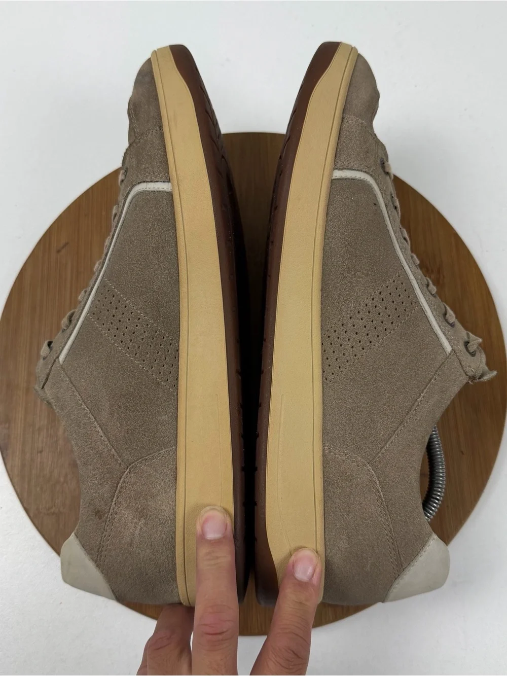 Mephisto suede upper